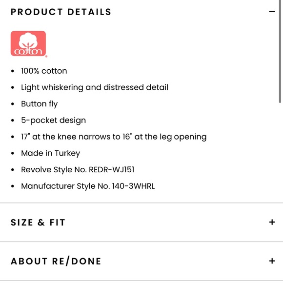 RE/DONE Originals 90s High Rise Loose in Perfect Light Indigo size 26 - Picture 9 of 10